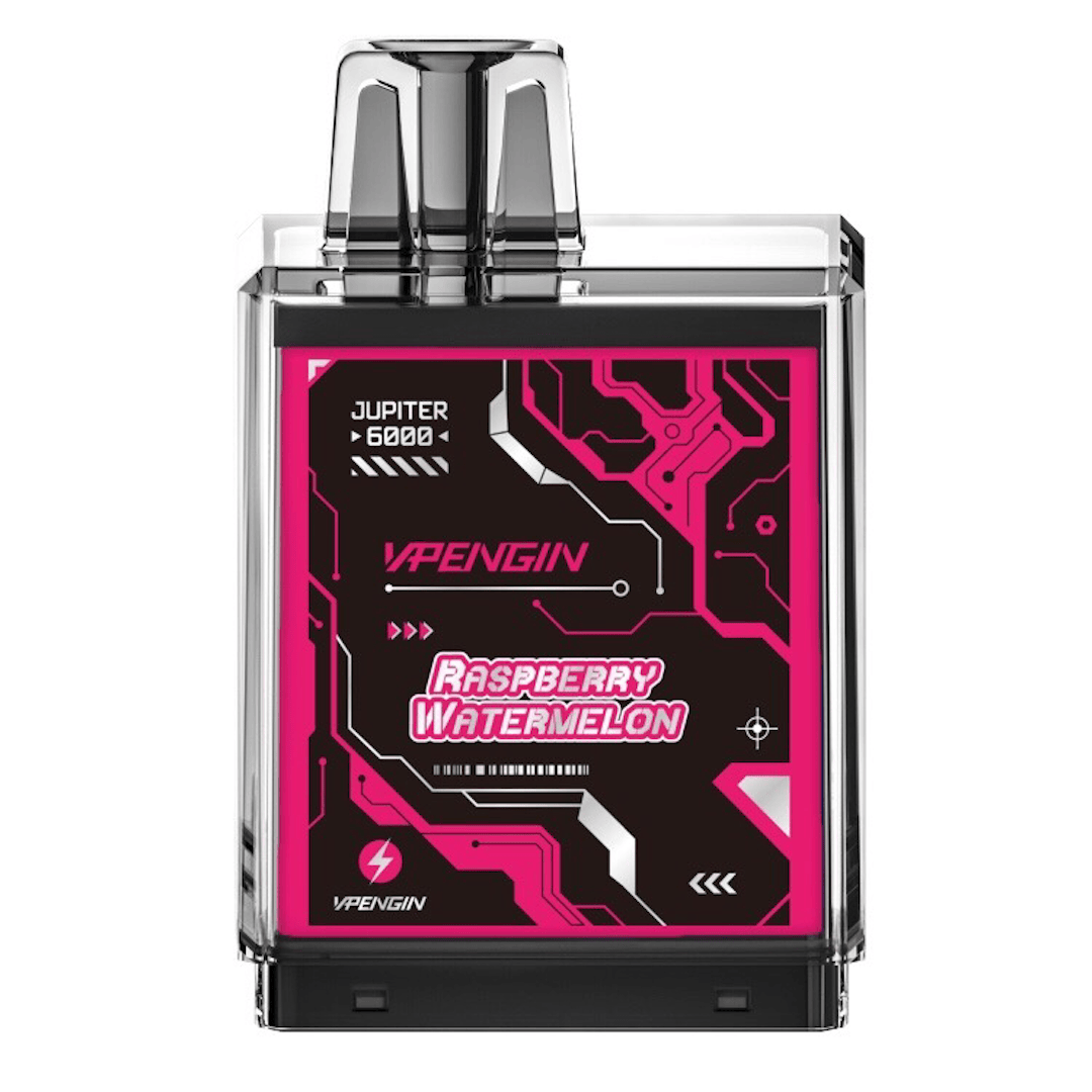 Vapengin Jupiter 6000 Cartridge Raspberry Watermelon  - 5% Nicotine - Vape Outlet South Africa