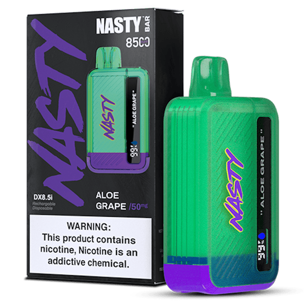 Nasty Bar Aloe Grape Disposable - 5% Nicotine - Vape Outlet South Africa