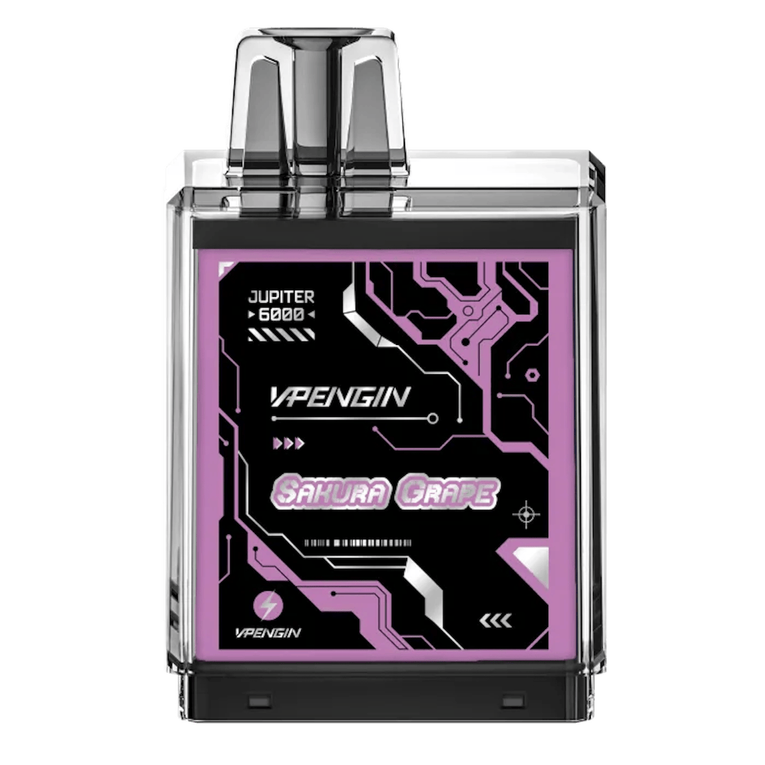 Vapengin Jupiter 6000 Cartridge Sakura Grape - 5% Nicotine - Vape Outlet South Africa