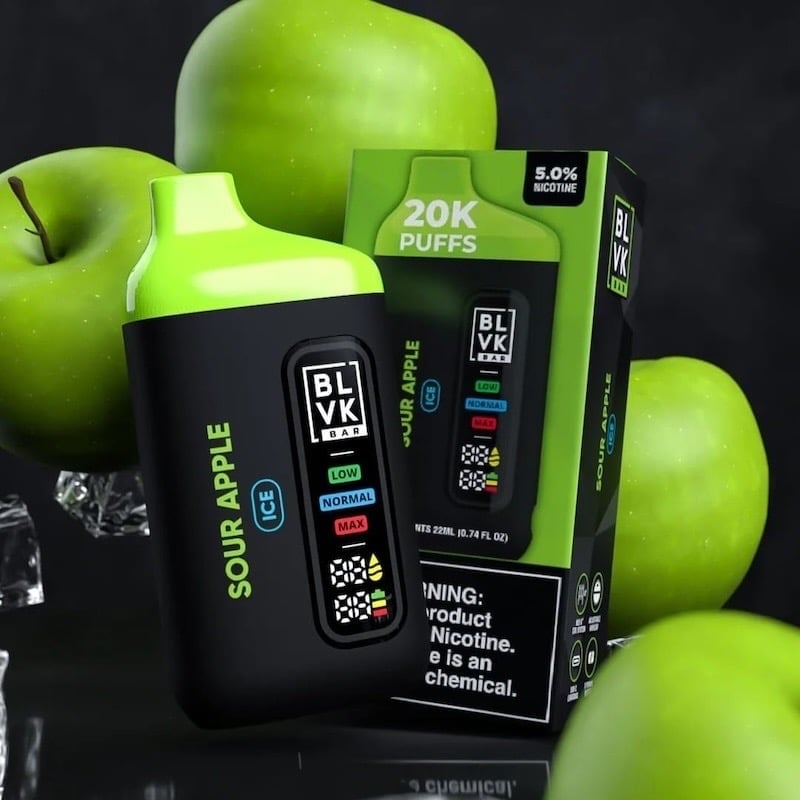 Blvk Bar 20K Sour Apple Ice - 5% Nicotine - Vape Outlet South Africa