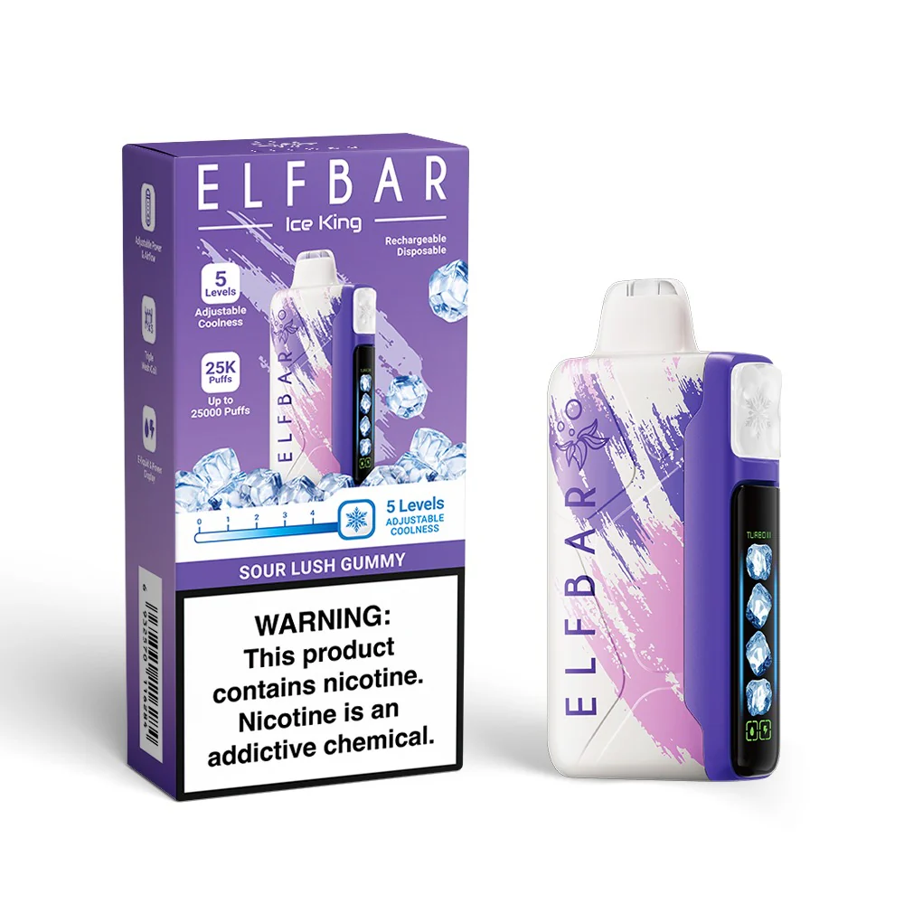 Elfbar Ice King 25K Sour Lush Gummy - 5% Nicotine - Vape Outlet South Africa