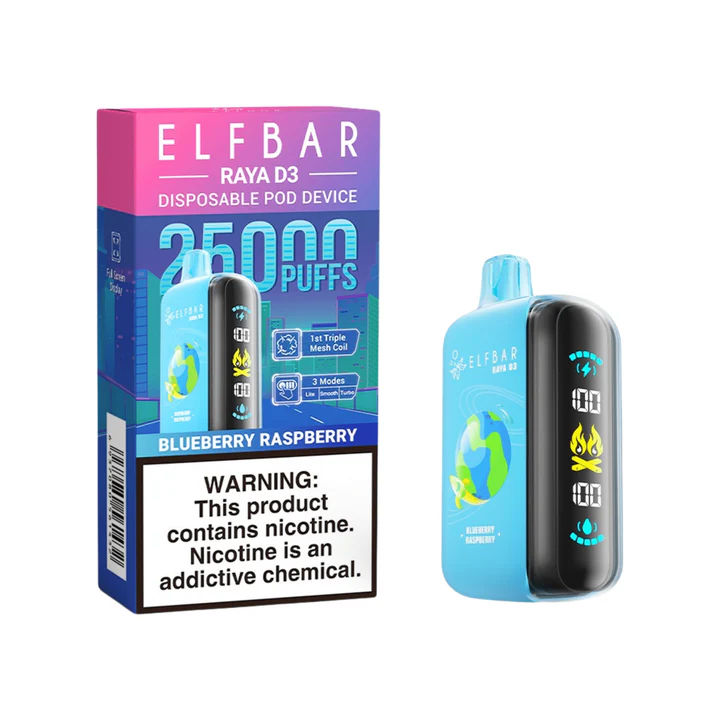 Elfbar Raya D3 25K Blueberry Raspberry