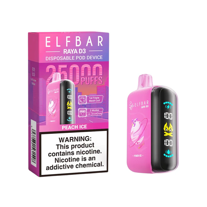 Elfbar Raya D3 25K Peach Ice