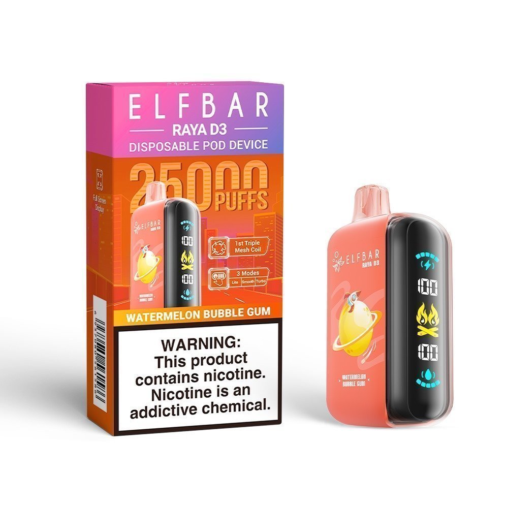 Elfbar Raya D3 25K Watermelon Bubblegum