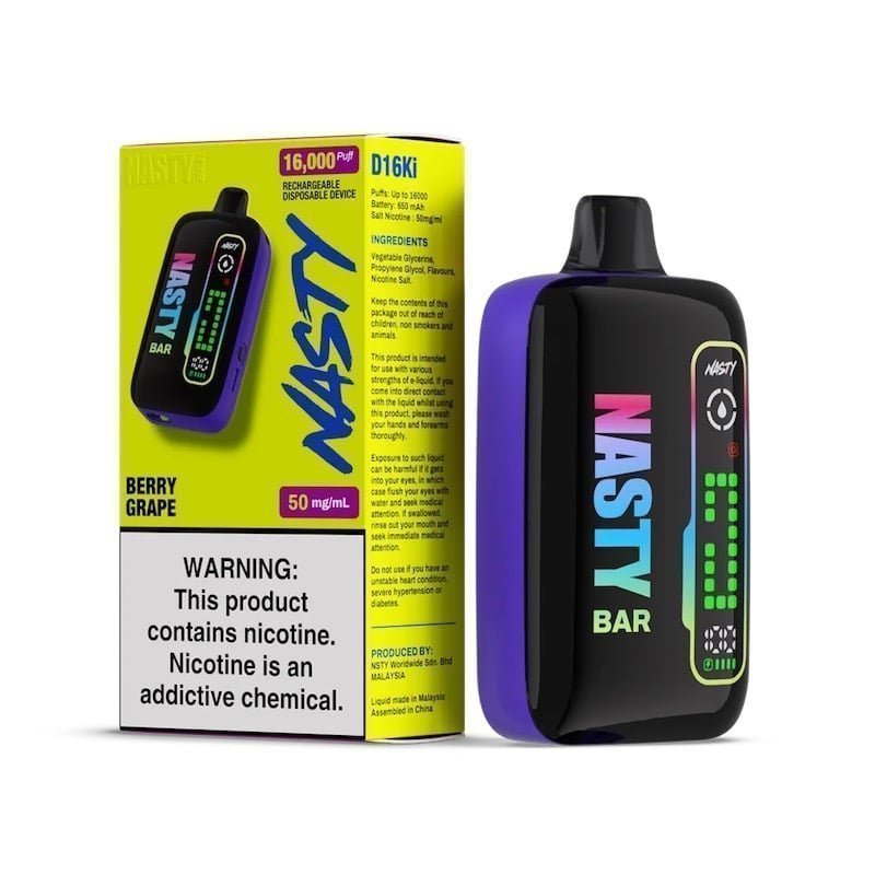 Nasty Bar 16K Berry Grape - 5% Nicotine - Vape Outlet South Africa