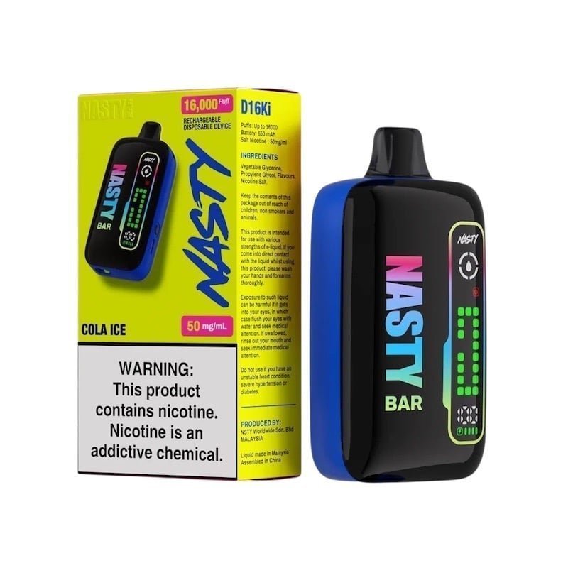 Nasty Bar 16K Cola Ice - 5% Nicotine - Vape Outlet South Africa