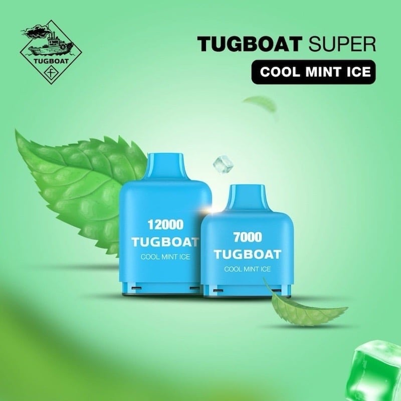 Tugboat Super Cool Mint Ice Pod - 5% Nicotine - Vape Outlet South Africa