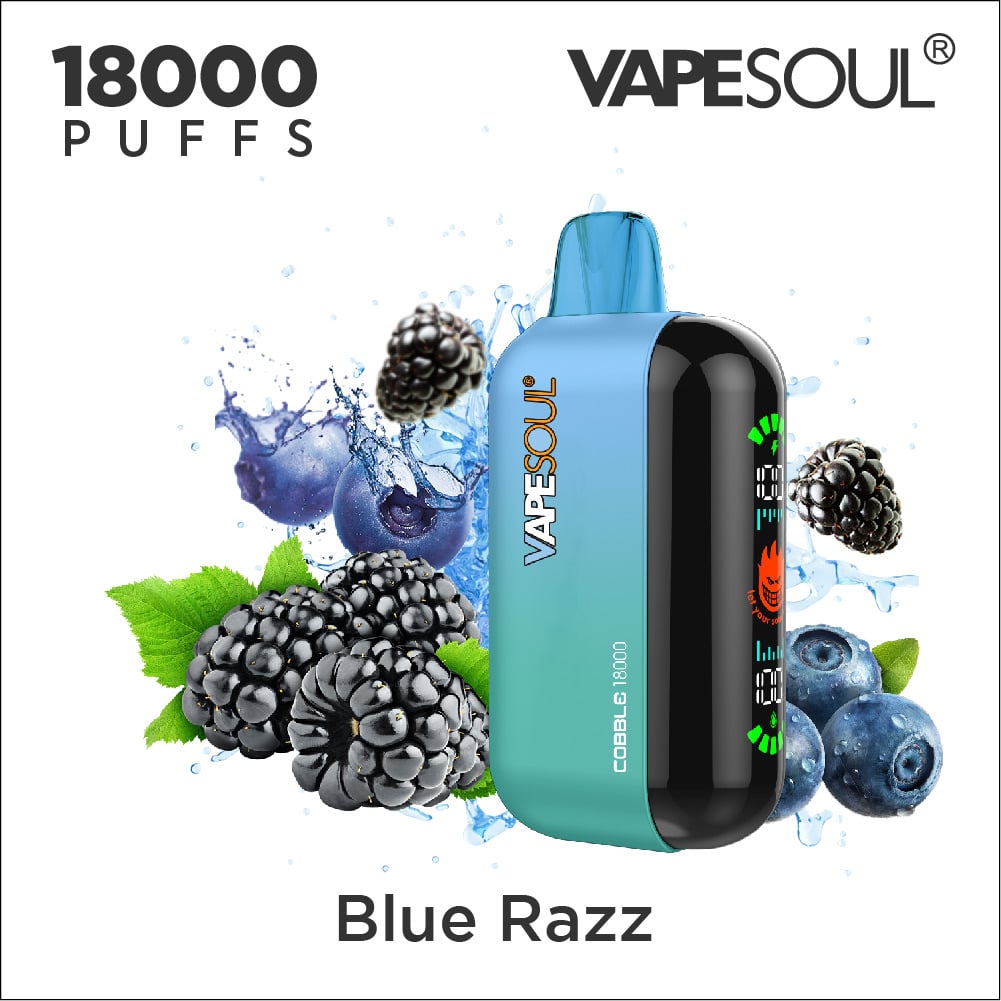 Vapesoul Cobble 18K Blue Razz