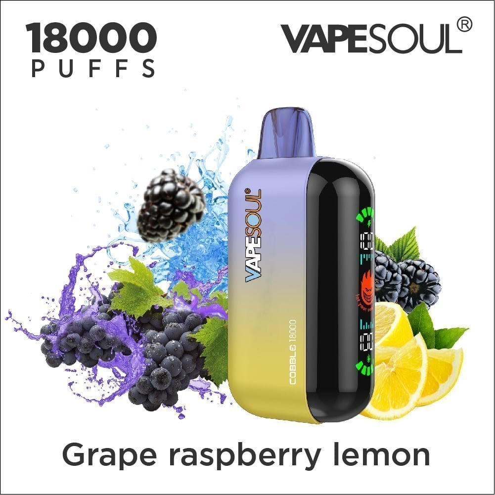 Vapesoul Cobble 18K Grape Raspberry Lemon