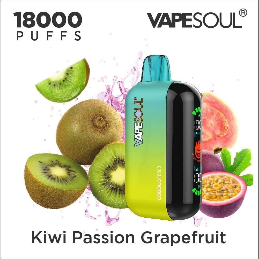 Vapesoul Cobble 18K Kiwi Passionfruit Guava