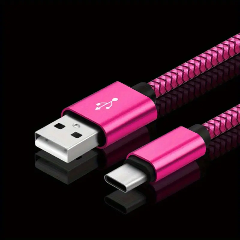 Vape Outlet Chargers Usb C Fast Charge Cable - Pink