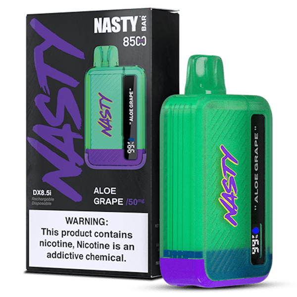 Nasty Bar 5% Nicotine Aloe Grape Disposable