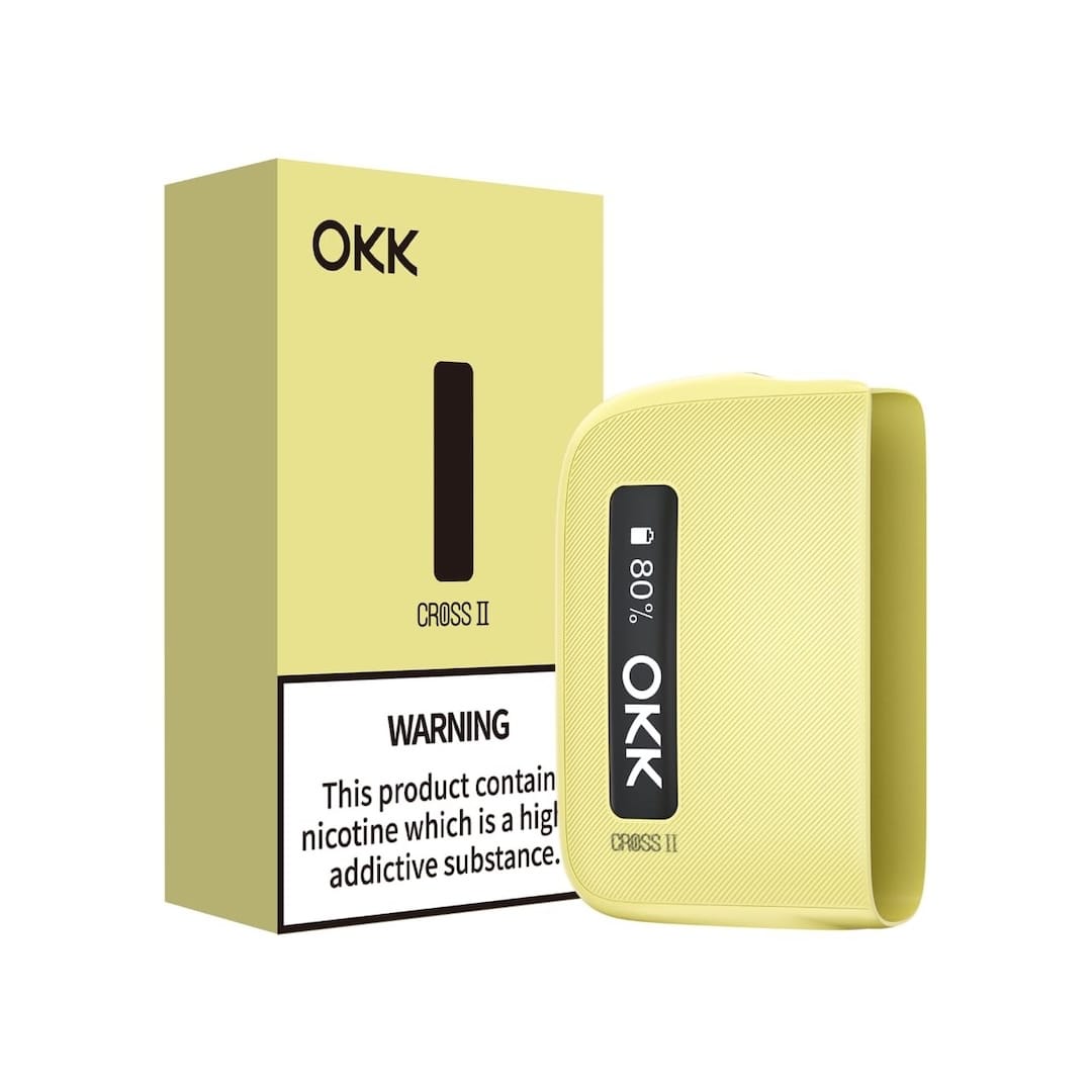 Okk Cross Battery Lemon Yellow with O-LED Screen