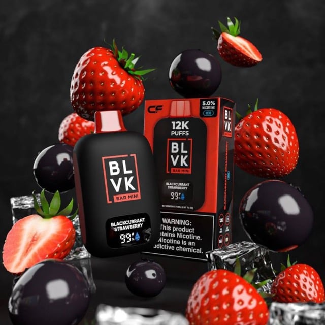 Blvk Bar Mini Blackcurrant Strawberry