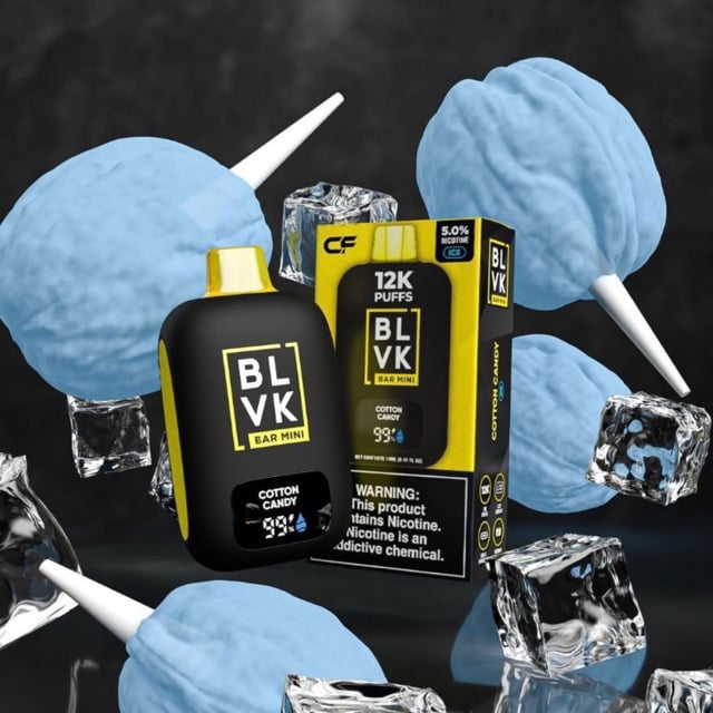 Blvk Bar Mini Cotton Candy Ice | 5% Nicotine