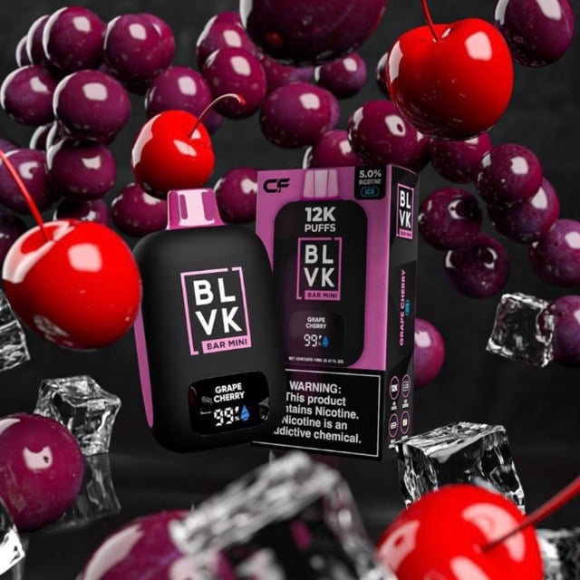 Blvk Bar Mini Grape Cherry Ice | 5% Nicotine