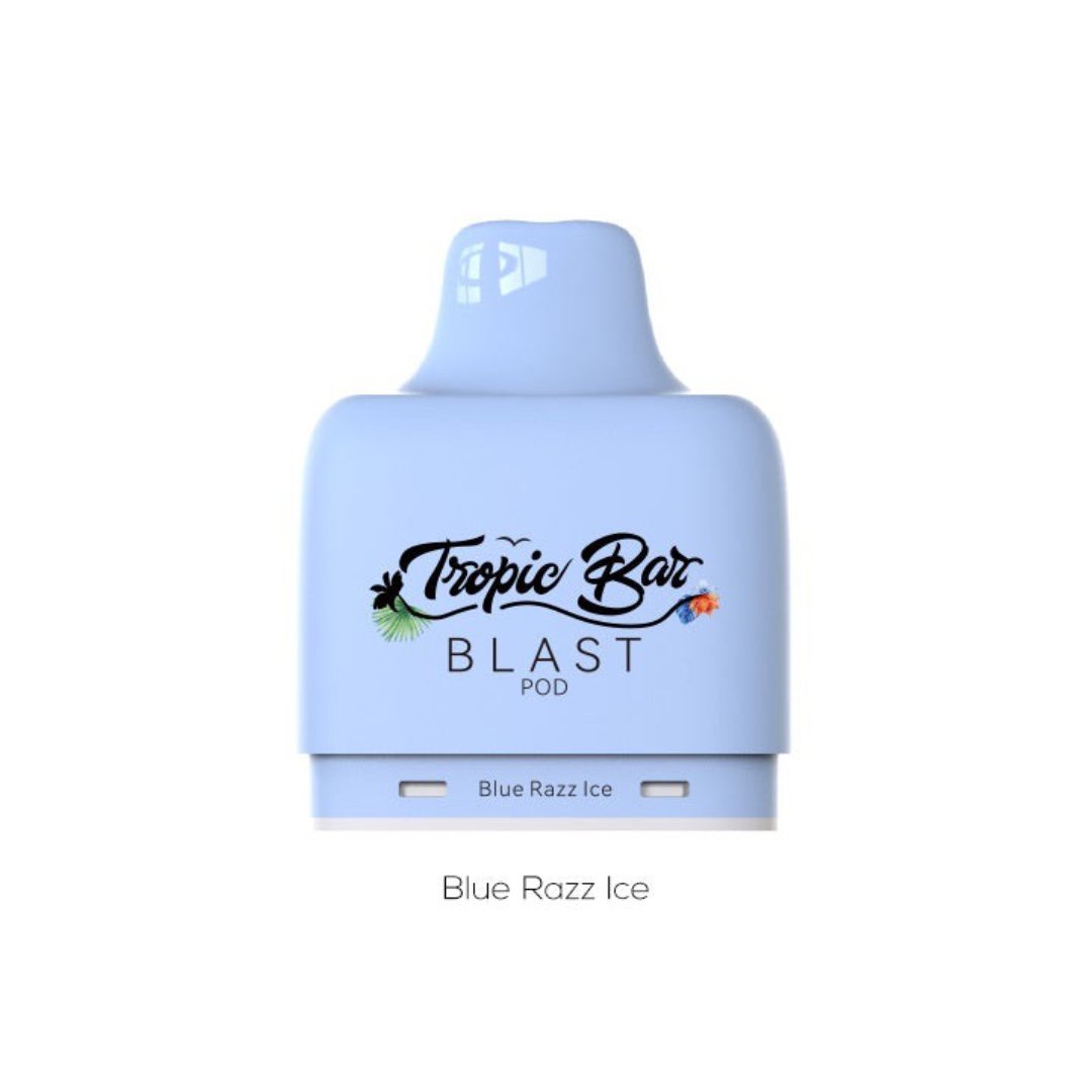 Tropic Bar Blast Blue Razz Ice Pod