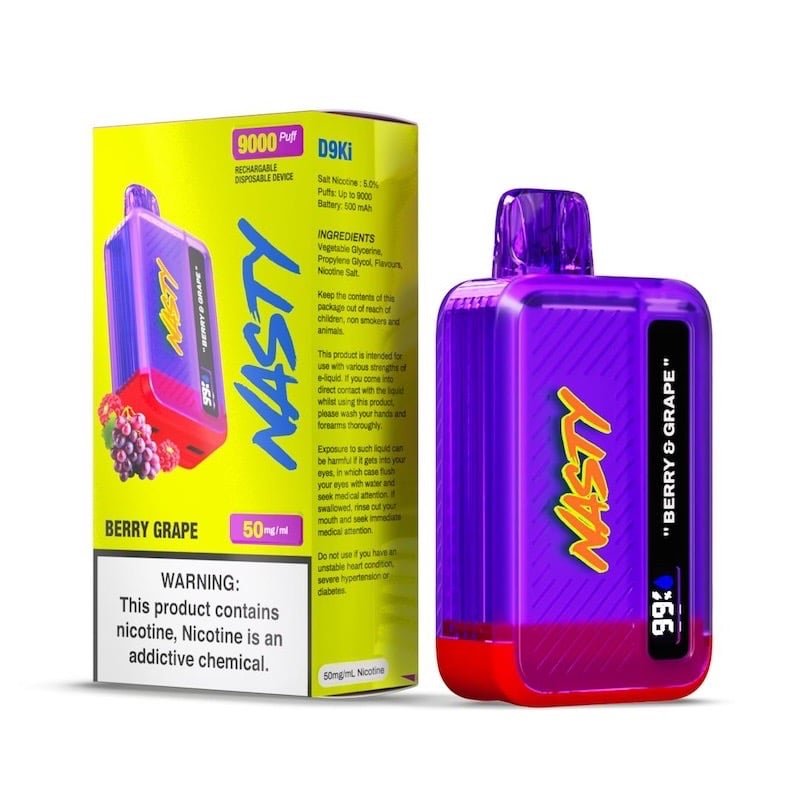 Nasty Bar 9K Berry & Grape | 5% Nicotine