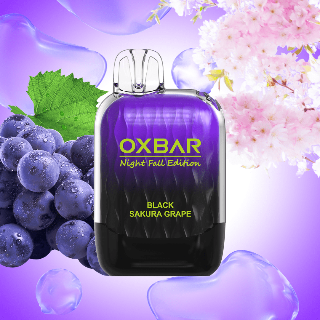 Oxbar G9000 Nightfall 5% Nicotine Sakura Grape