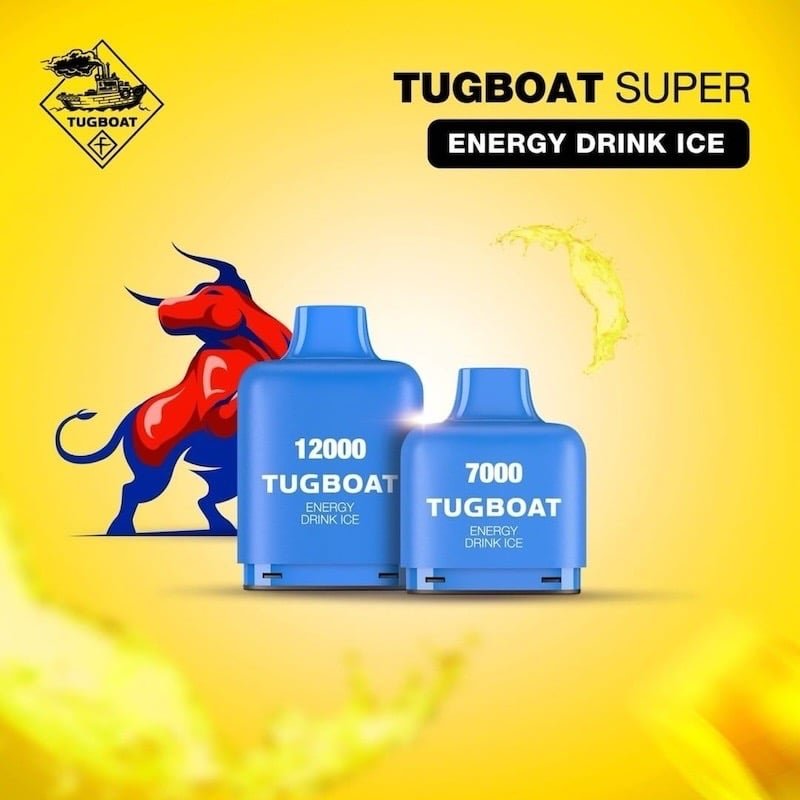 Tugboat Super Energy Drink Ice Pod | 5% Nicotine