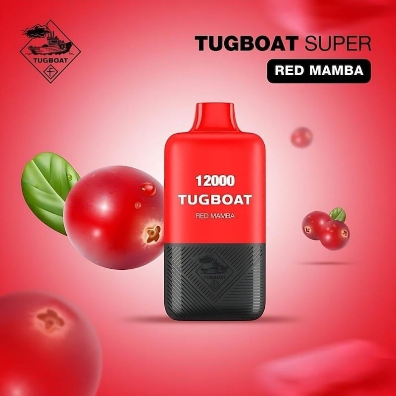 Tugboat Super Red Mamba (Cherry) Kit  | 5% Nicotine (KIT)