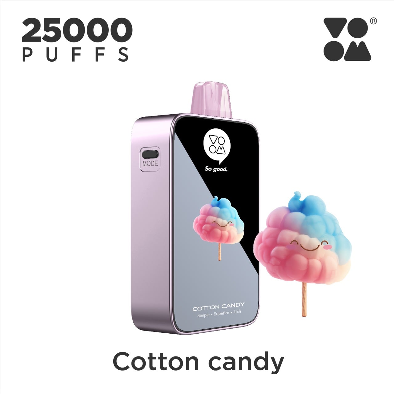 Voom Burst 25K Cotton Candy