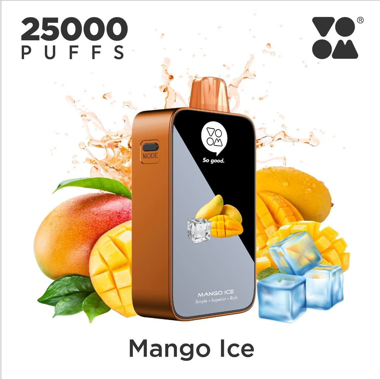 Voom Burst 25K Mango Ice