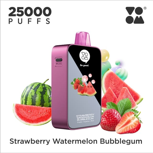 Voom Burst 25K Strawberry Watermelon Bubblegum